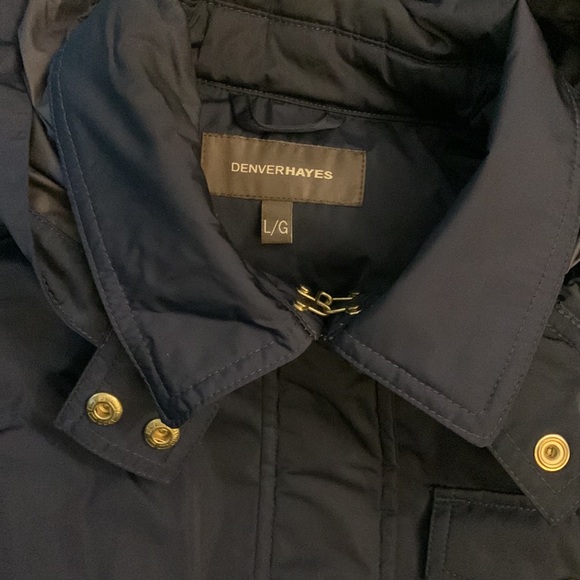 Denver Hayes Windbreaker Lightweight Utility Sport Jacket Hooded Cinch Waist - Picture 6 of 10